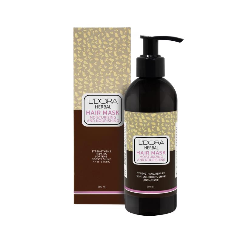 ماسک گیاهی نرم‌کننده و تقویت‌کننده موی سر (بیرون حمام)
